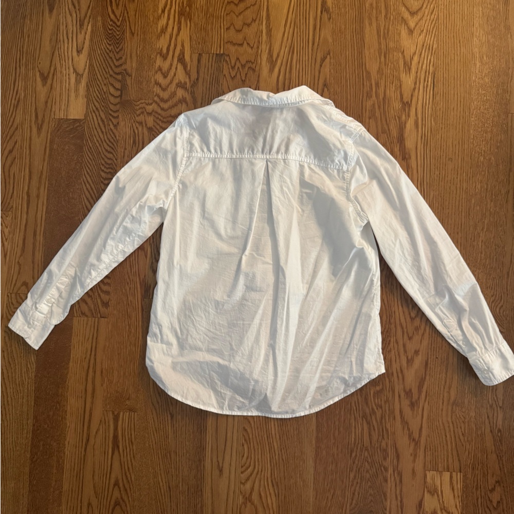 Old Navy White Casual Button Down Shirt - Picture 4 of 5